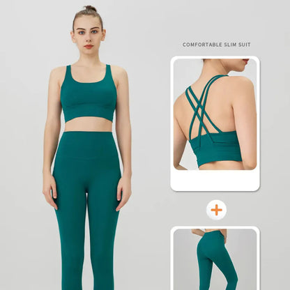 Push-Up Sports Bra & Leggings Suit