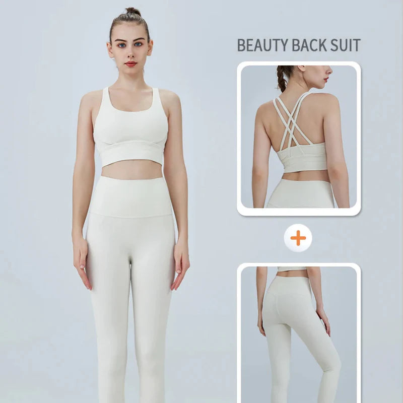 Push-Up Sports Bra & Leggings Suit