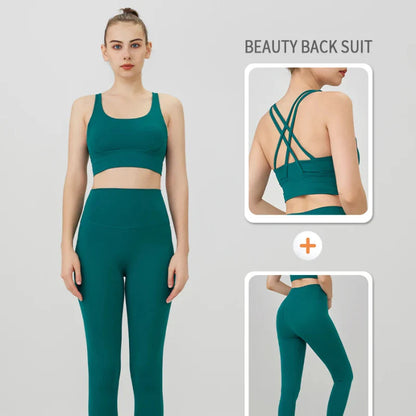 Push-Up Sports Bra & Leggings Suit